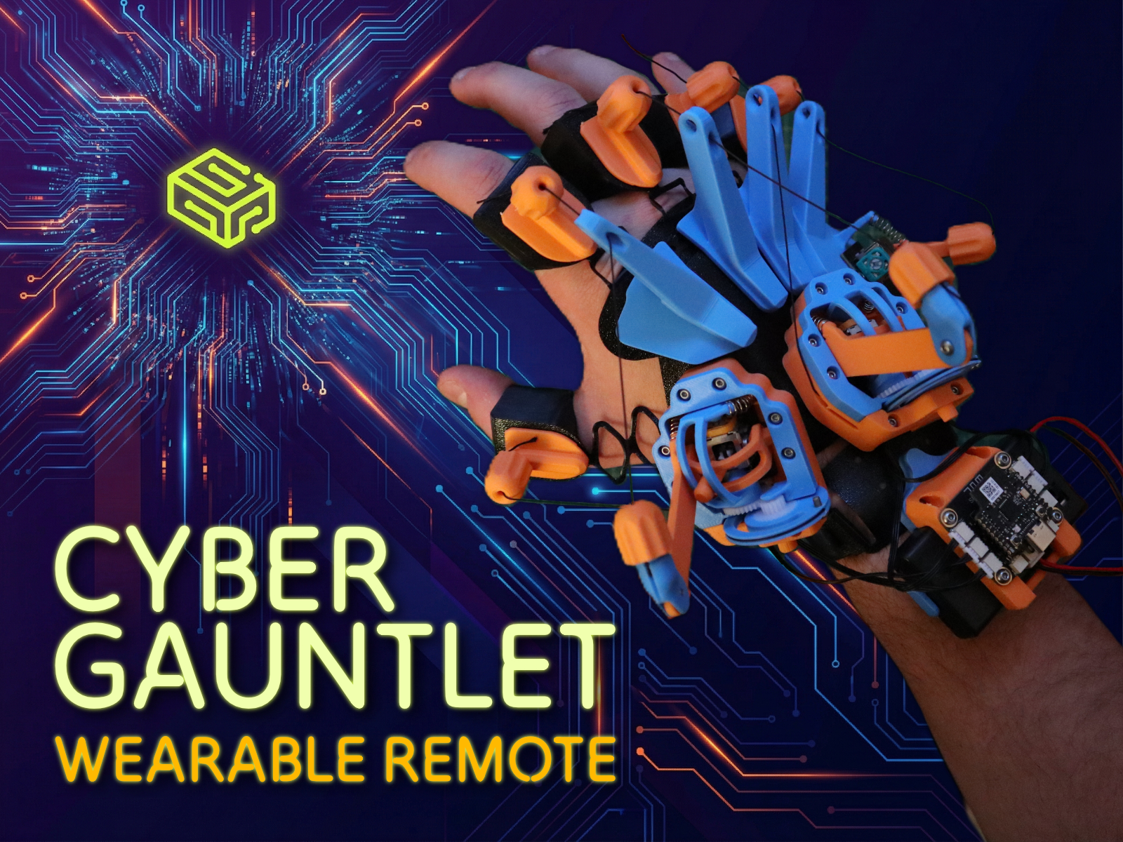 CyberGauntlet: Controlador Vestível para CyberBrick