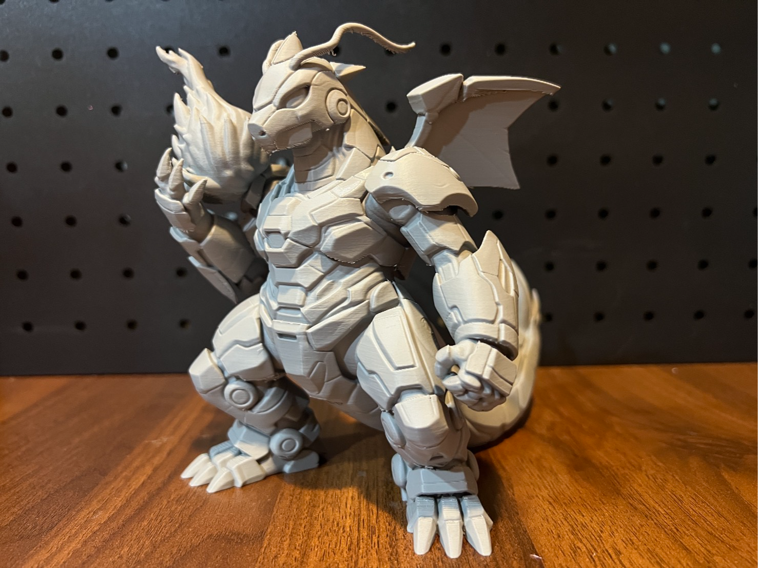 Série Mecha 宝可梦 — Estátua do 快龙 Cibernético