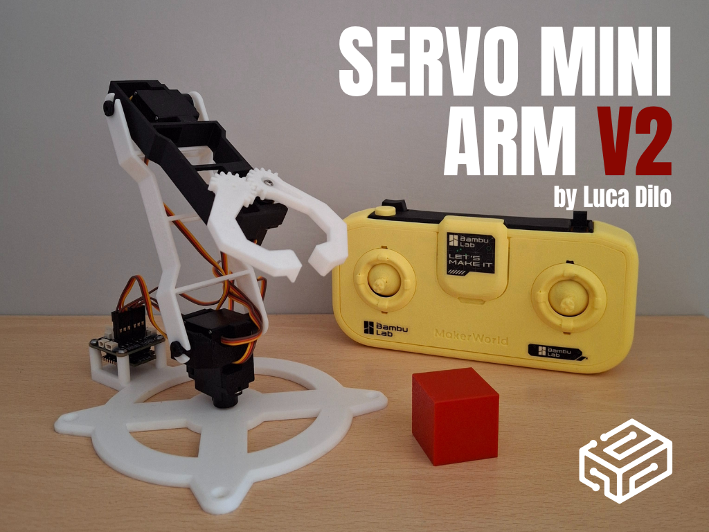 Braço Servo Mini V2 - CyberBrick
