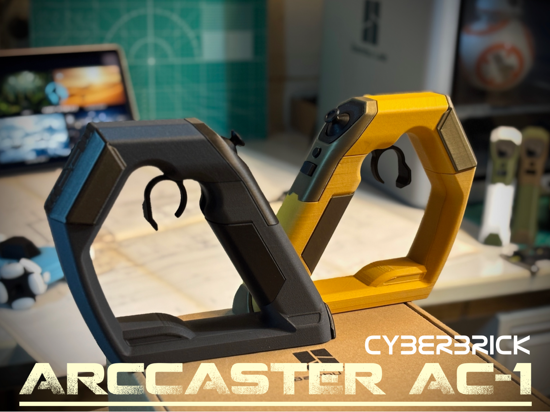 CyberBrick ARCCASTER AC-1 - Arma Lateral do Cyber Wielder