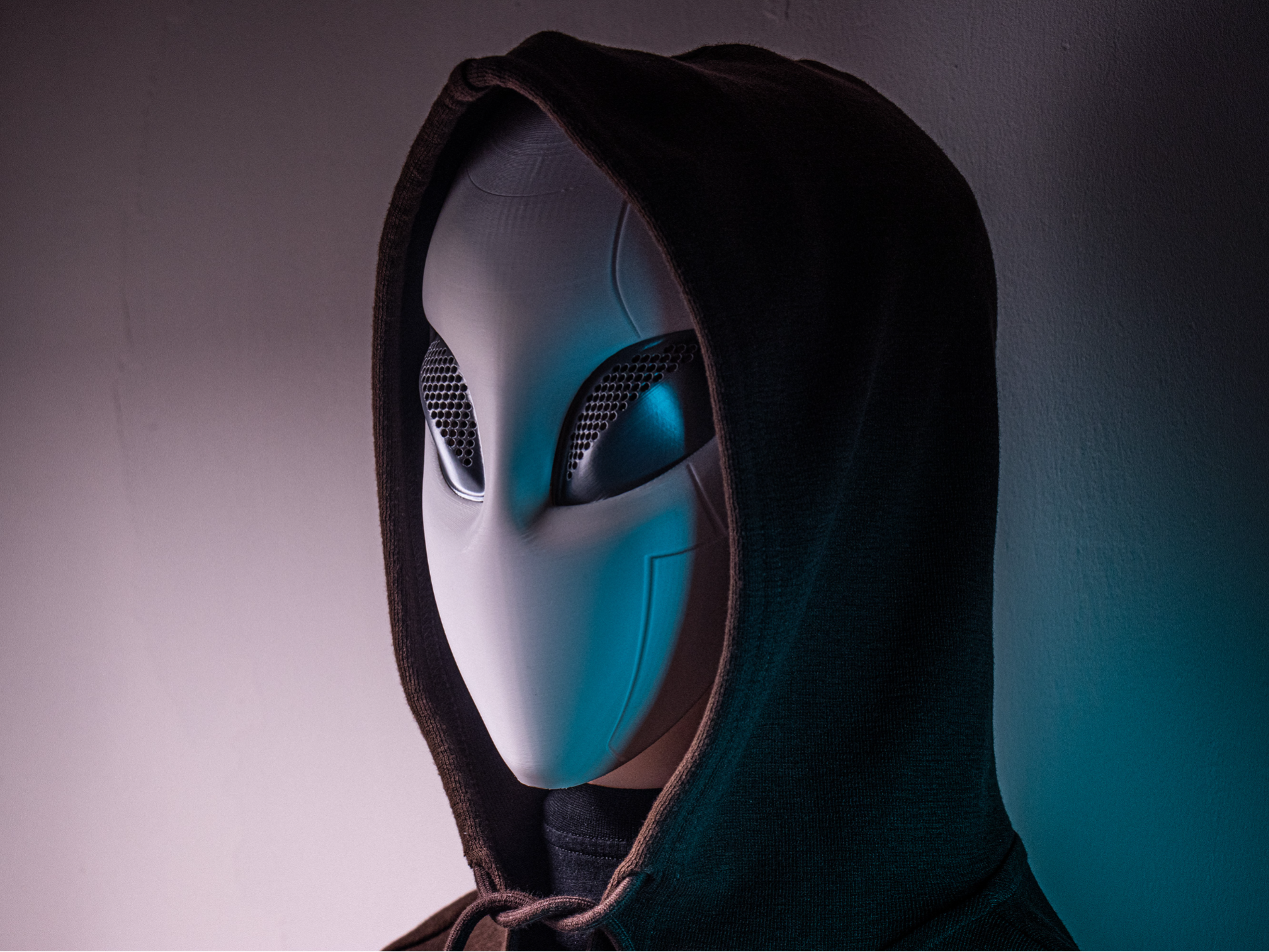 Máscara de Alienígena Cyberpunk