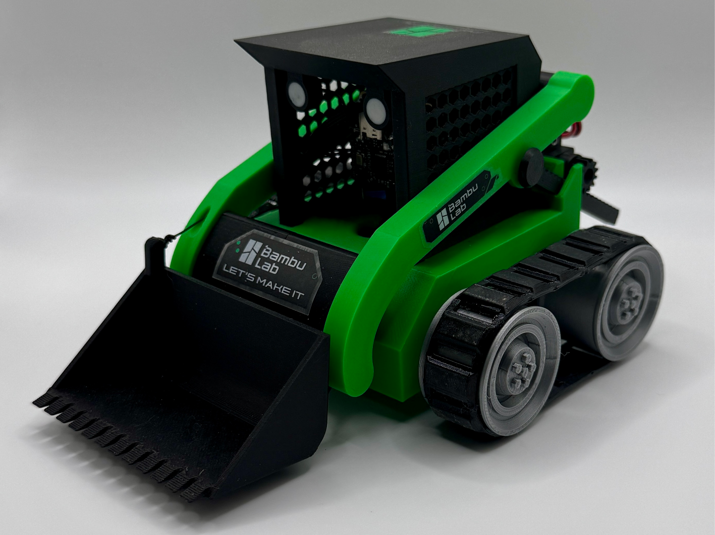 Mini Escavadeira / Pá Carregadeira Compacta - Bloco Cyber